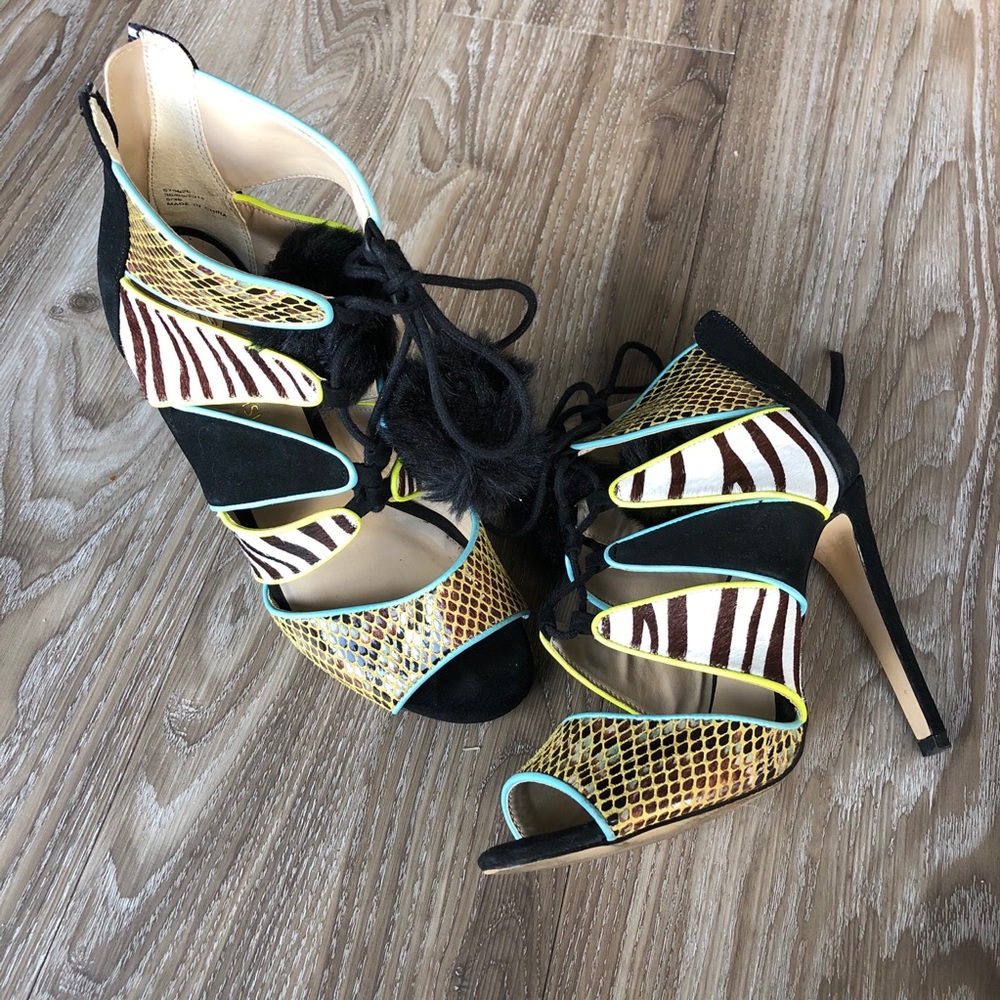 River Island Mixed Patterned Heels